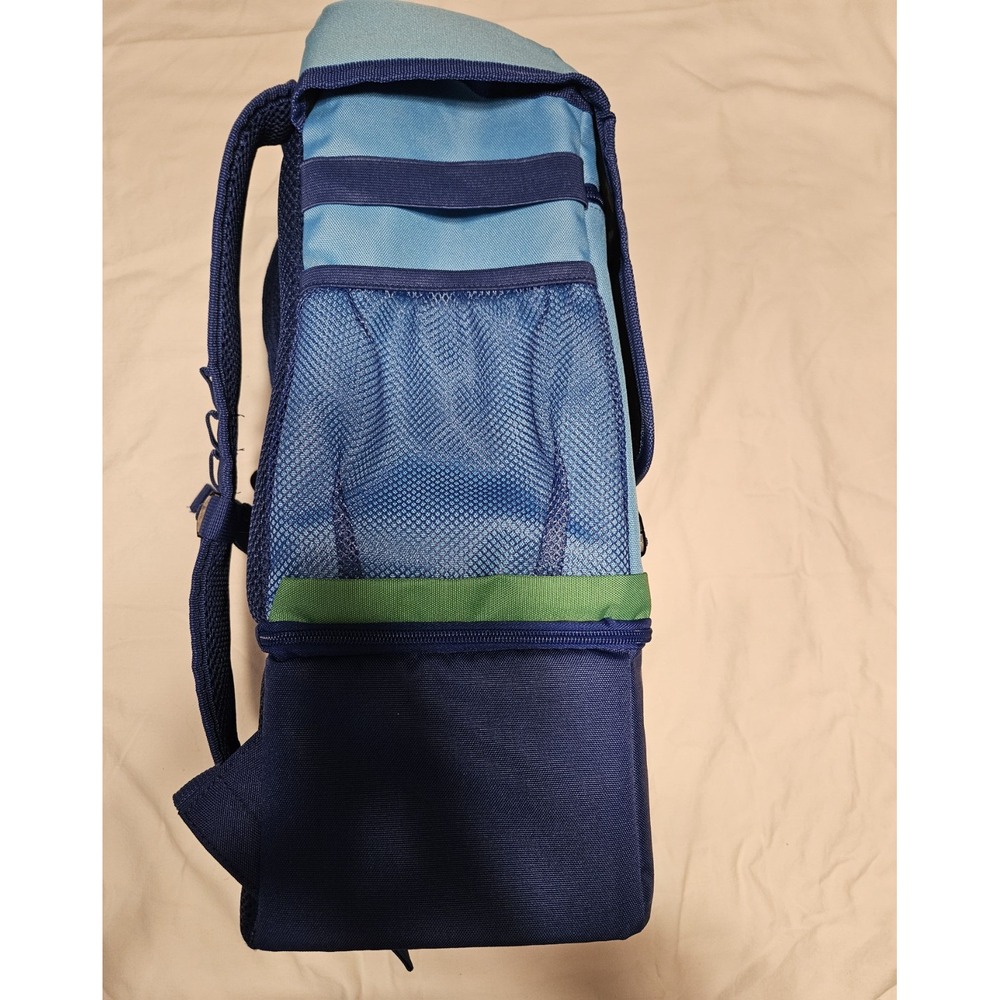 TOMMY BAHAMA Zip Cooler Bag Insulated Backpack 24 Cans Deep Blue - Picture 7 of 12